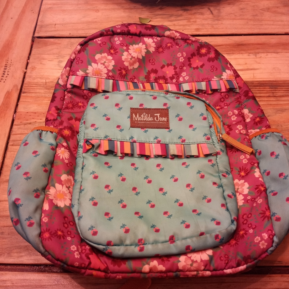 Matilda Jane floral girls backpack